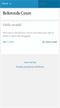 Mobile Screenshot of behrendscourt.com